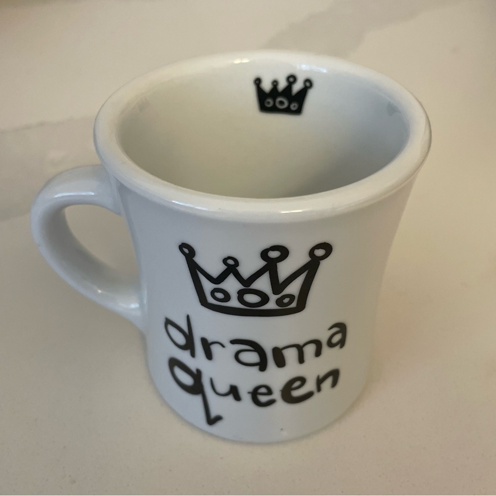 Drama Queen White Mug
